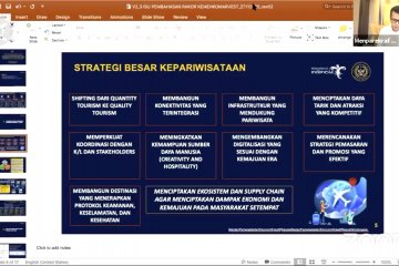 Ubah strategi pariwisata, Kemenparekraf gandeng konsultan asing 