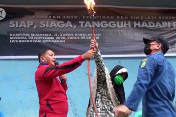 Edukasi tanggap bencana bagi warga kampung Sejahtera di Medan