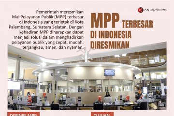 Mal pelayanan publik terbesar di Indonesia diresmikan