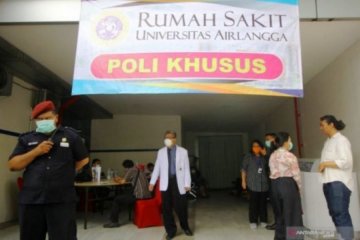 Ruangan di RSUA Surabaya penuh akibat meningkatnya pasien COVID-19
