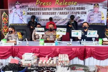 Polda Kalteng  bongkar 'home industry' pembuatan merkuri ilegal