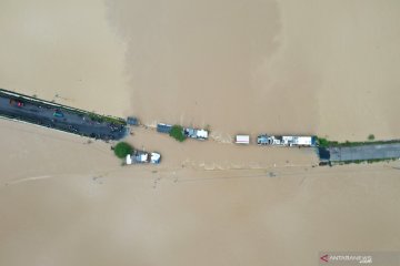 Banjir rendam jalur penghubung Purbalingga-Banyumas