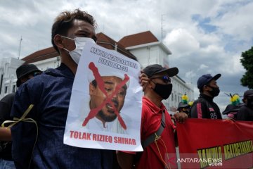 Aksi tolak Rizieq Shihab