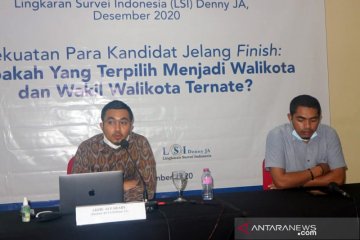 Hasil survei LSI untuk Pilkada Ternate,  MHB-GAS berpotensi menang