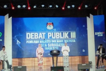 Dua peserta Pilkada Surabaya sikapi radikalisme di debat terakhir
