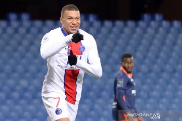 Kylian Mbappe tembus 100 gol di Paris Saint-Germain