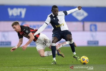 Liga Italia : AC Milan kokoh di puncak klasemen usai kalahkan Sampdoria