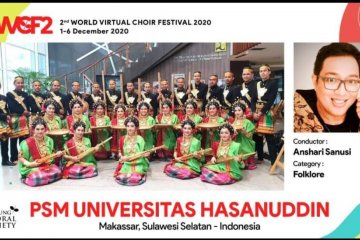 PSM Unhas raih emas "World Virtual Choir Festival 2020"