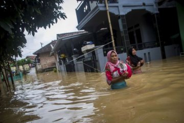 Banjir Akibat Sungai Meluap Di Lebak