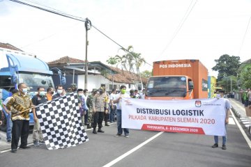 KPU Sleman distribusikan logistik Pilkada dengan prokes ketat