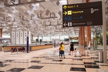 Suasana Bandara Changi Singapura saat Pandemi COVID-19