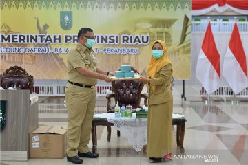 Riau dapat bantuan 800.000 masker dari Singapura