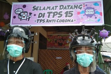 Di Padang ada TPS bertemakan Anti Corona