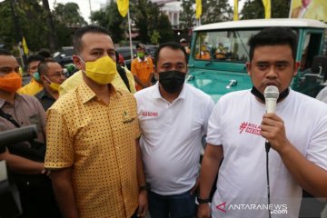 Bobby temui Ketua Golkar Sumut setelah unggul di perhitungan cepat