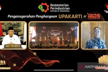 Wapres serahkan Penghargaan Upakarti dan IGDS Tahun 2020