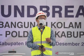 Kolam retensi untuk mencegah banjir mulai dibangun di Bandung