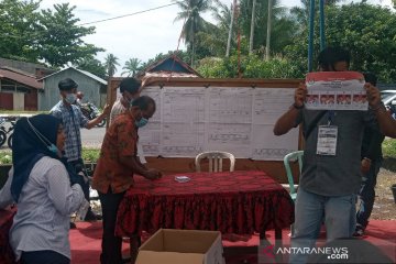 Partisipasi PSU di TPS 57 Lubukbasung Agam berkurang