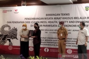 Kemenparekraf: Objek wisata yang penuhi protokol CHSE dapat sertifikat