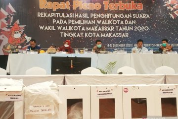 KPU Makassar umumkan pasangan Danny-Fatma menang di Pilkada Makassar