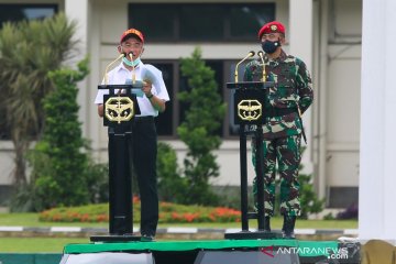 Tagana dan Kopassus apel bersama siaga bencana