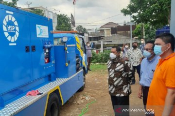 Dinas SDA DKI uji coba empat pompa mobile di Kali Asin Jakut