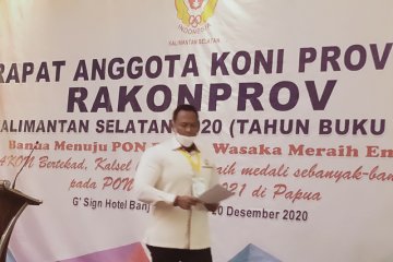 KONI Kalsel harapkan kelola sendiri anggaran menuju PON Papua