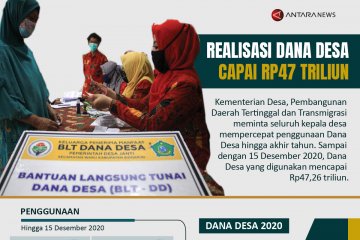 Realisasi Dana Desa capai Rp47 triliun