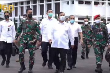 Kunjungi Mabesad, Menhan paparkan revisi doktrin TNI AD