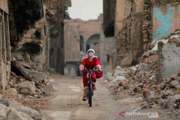 Suasana Natal di Kota Mosul