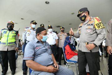Kakorlantas cek kesiapan pengamanan Nataru di Terminal Pulo Gebang