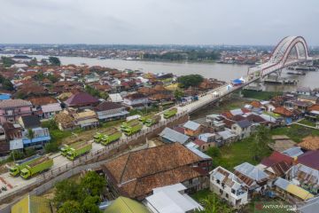 Uji Beban Jembatan Musi VI 