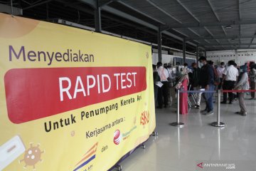 Layanan tes cepat Antigen di Stasiun Yogyakarta