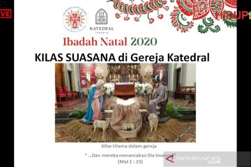 Gereja Katedral Jakarta angkat nuansa nusantara pada Natal 2020