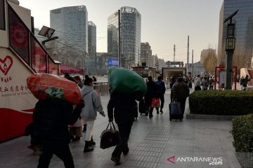 Hari pertama musim mudik sepi, Beijing perketat kedatangan