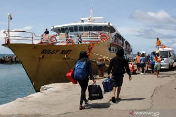 Arus mudik Natal di Pelabuhan Manado turun 40 persen