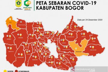Satgas COVID-19 Bogor tetapkan Kawasan Puncak zona merah COVID-19