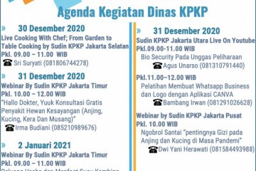 Ini aneka kegiatan libur akhir tahun ala Dinas Pangan DKI