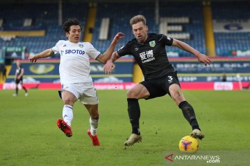 Leeds gagal redam permainan Burnley tapi tetap gagah jaga keunggulan