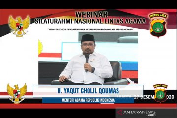 Menag kembali tegaskan agama sebagai inspirasi bukan aspirasi