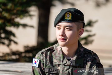 D.O. EXO resmi selesaikan wajib militer Senin ini
