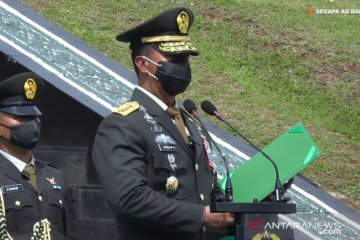 Jenderal TNI Andika Perkasa lantik 583 perwira jajaran TNI AD