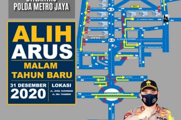 Jakarta Pusat siapkan 125 petugas lalu lintas saat Tahun Baru