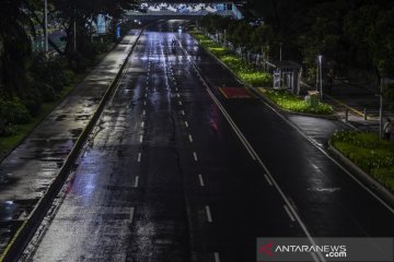 Keheningan malam pergantian tahun di Jakarta