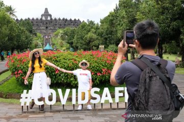 Ada COVID, pengunjung Candi Borobudur pada 2020 turun 77,3 persen