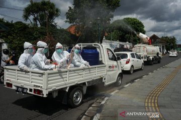 PMI Yogyakarta disinfeksi titik keramaian jelang pergantian tahun