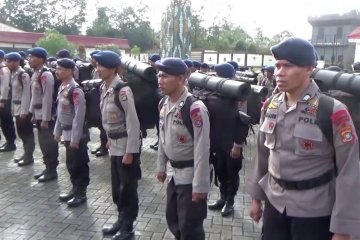 4 SSK Brimob Nusantara diterjunkan untuk amankan Pilkada di Sultra