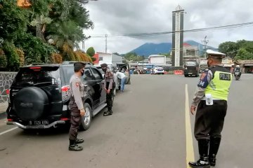 Polres Pandeglang lakukan penyekatan terkait rencana aksi di Jakarta