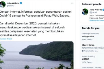 Akhir Tahun, Presiden targetkan akses internet jangkau seluruh faskes