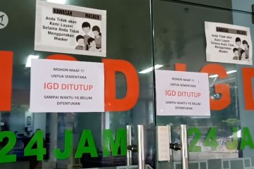 RSUD Depati Hamzah Pangkalpinang tutup sementara pelayanan kesehatan