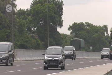 H-2 tahun baru, tol Cikampek lengang